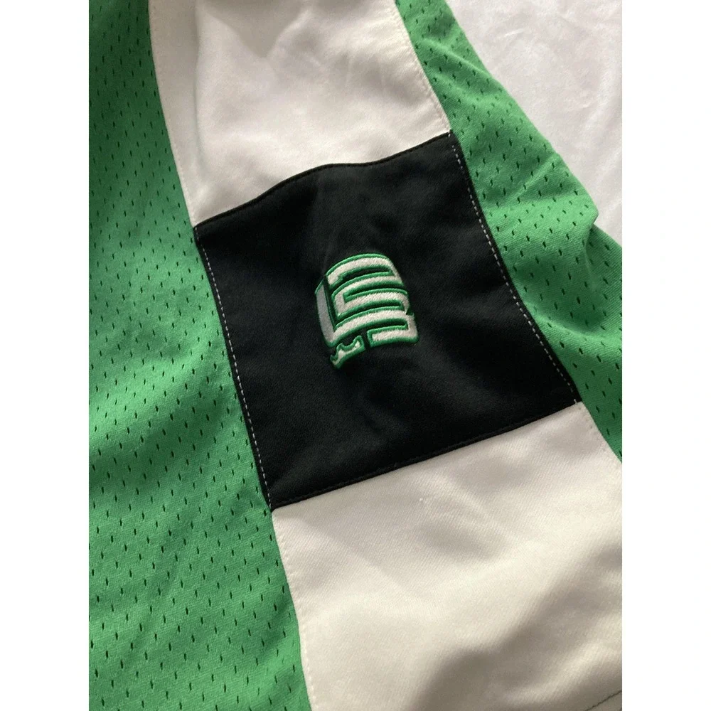 Nike Shorts Lebron James Men 2XL Green Mesh Basketball Colorblock Drawstring